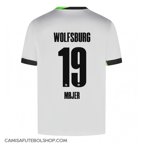 Camisa de time de futebol Wolfsburg Lovro Majer #19 Replicas 3º Equipamento 2024-25 Manga Curta